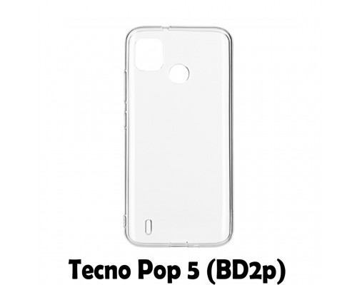 Чохол до мобільного телефона BeCover Tecno Pop 5 (BD2p) 2/32Gb Transparancy (707626)