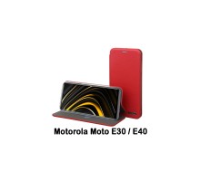 Чохол до мобільного телефона BeCover Exclusive Motorola Moto E30 / E40 Burgundy Red (707906)