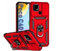Чохол до мобільного телефона BeCover Military Poco C40 Red (708205)
