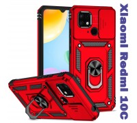 Чохол до мобільного телефона BeCover Military Xiaomi Redmi 10C Red (708336)