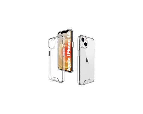 Чохол до мобільного телефона BeCover Space Case Apple iPhone 14 Transparancy (708581)