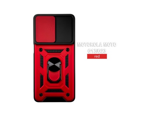 Чохол до мобільного телефона BeCover Military Motorola Moto G13/G23 Red (709100)
