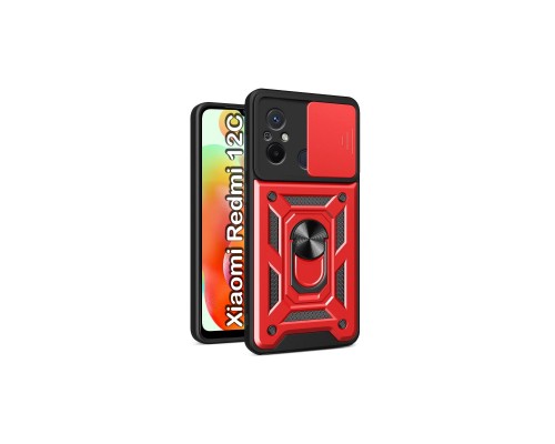 Чохол до мобільного телефона BeCover Military Xiaomi Redmi 12C Red (709168)