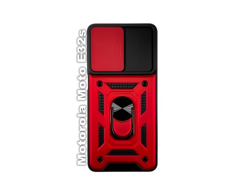 Чохол до мобільного телефона BeCover Military Motorola Moto E32s Red (709971)