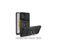 Чохол до мобільного телефона BeCover Military Motorola Moto G73 Black (709982)