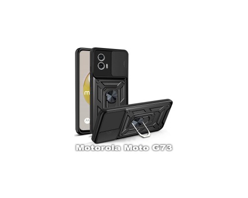 Чохол до мобільного телефона BeCover Military Motorola Moto G73 Black (709982)