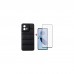 Чохол до мобільного телефона Dengos Kit for Motorola G84 case + glass (Black) (DG-KM-52)