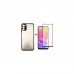 Чохол до мобільного телефона Dengos Kit for Samsung Galaxy A03s case + glass (Black) (DG-KM-24)