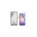 Чохол до мобільного телефона Dengos Kit for Samsung Galaxy A54 case + glass (Black) (DG-KM-26)