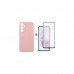 Чохол до мобільного телефона Dengos Samsung Galaxy A35 5G + Glass Pink (DG-KM-91)