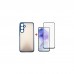 Чохол до мобільного телефона Dengos Samsung Galaxy A55 5G + Glass Blue (DG-KM-93)