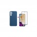 Чохол до мобільного телефона Dengos Samsung Galaxy M15 5G + Glass Blue (DG-KM-89)