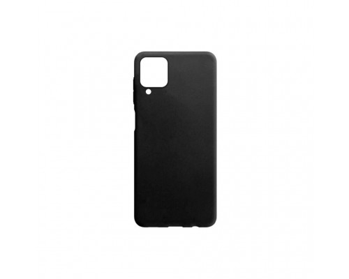 Чохол до мобільного телефона Drobak Liquid Silicon Case для Samsung Galaxy M12 Black (707010)