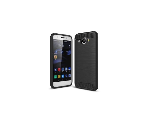 Чохол до мобільного телефона для Huawei Y3 2017 Carbon Fiber (Black) Laudtec (LT-HY32017B)