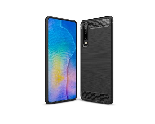 Чохол до мобільного телефона Laudtec для Huawei P30 Carbon Fiber (Black) (LT-P30B)