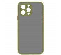 Чохол до мобільного телефона MAKE Apple iPhone 13 Pro Max Frame (Matte PC+TPU) Green (MCMF-AI13PMGN)