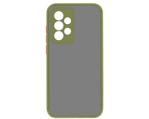 Чохол до мобільного телефона MAKE Samsung A73 Frame (Matte PC+TPU) Green (MCMF-SA73GN)