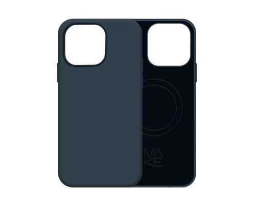 Чохол до мобільного телефона MAKE Apple iPhone 14 Pro Max Premium Silicone MagPro Midnight (MCLPM-AI14PMMN)