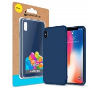 Чохол до мобільного телефона MakeFuture Skin Case Apple iPhone XS Blue (MCSK-AIXSBL)