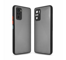 Чохол до мобільного телефона MakeFuture Xiaomi Redmi Note 10 Pro Frame (Matte PC+TPU) Black (MCMF-XRN10PBK)