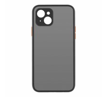 Чохол до мобільного телефона MakeFuture Apple iPhone 13 Frame (Matte PC+TPU) Black (MCMF-AI13BK)