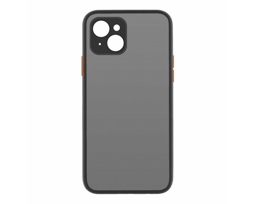 Чохол до мобільного телефона MakeFuture Apple iPhone 13 Frame (Matte PC+TPU) Black (MCMF-AI13BK)