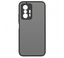 Чохол до мобільного телефона MakeFuture Xiaomi 11T/11T Pro Frame (Matte PC+TPU) Black (MCMF-X11T/11TPBK)