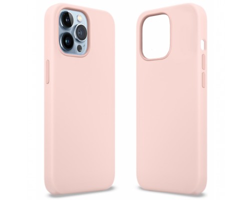 Чохол до мобільного телефона MakeFuture Apple iPhone 13 Pro Max Premium Silicone Chalk Pink (MCLP-AI13PMCP)