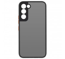 Чохол до мобільного телефона MakeFuture Samsung S22 Frame (Matte PC+TPU) Black (MCMF-SS22BK)