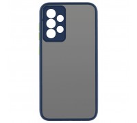 Чохол до мобільного телефона MakeFuture Samsung A73 Frame (Matte PC+TPU) Blue (MCMF-SA73BL)