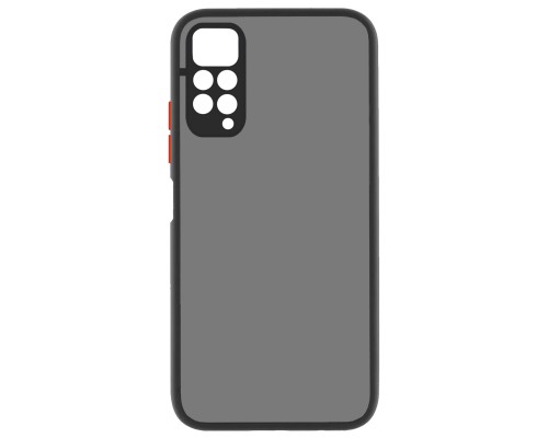 Чохол до мобільного телефона MakeFuture Xiaomi Redmi Note 11 Pro Frame (Matte PC+TPU) Black (MCMF-XRN11PBK)