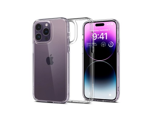 Чохол до мобільного телефона Spigen Apple iPhone 14 Pro Ultra Hybrid, Crystal Clear (ACS04960)