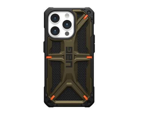 Чохол до мобільного телефона UAG Apple iPhone 15 Pro Max Monarch, Kevlar Elemental Green (11429811397B)