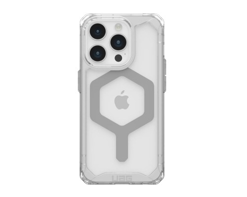 Чохол до мобільного телефона UAG Apple Iphone 15 Pro Plyo Magsafe Ice/Silver (114286114333)