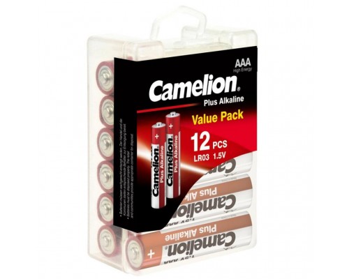 Батарейка Camelion Plus Alkaline LR03 * 12 (LR03-PBH12)