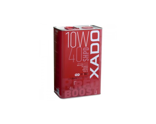 Моторна олива Xado 10W-40 SHPD, Red Boost 4 л (ХА 26249)