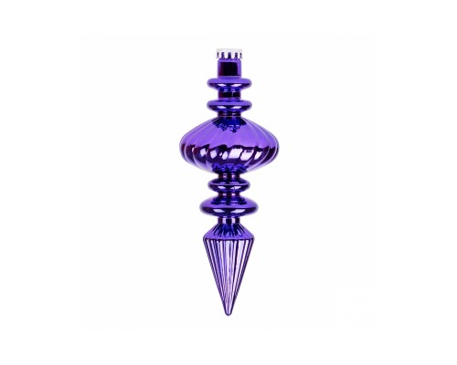 Ялинкова іграшка Novogod`ko Бурулька, пластик, 30 cм, фіолетова, глянець (974099)