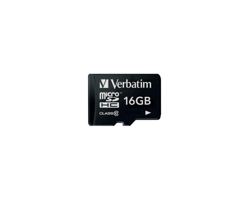 Карта пам'яті Verbatim 16GB microSDHC Class 10 (44082)