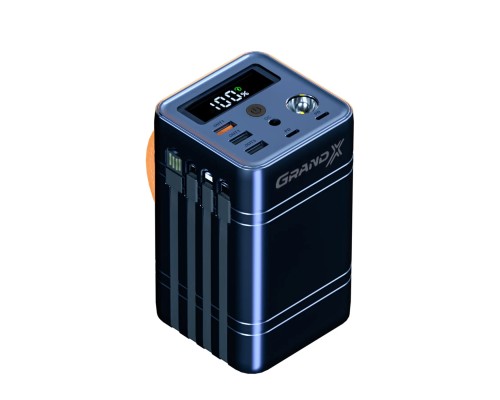 Батарея універсальна Grand-X 60000mAh, PD/100W, QC3.0, FCP, SCP (PBG100WB)