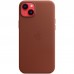 Чохол до моб. телефона Apple iPhone 14 Plus Leather Case with MagSafe - Orange,Model A2907 (MPPF3ZE/A)