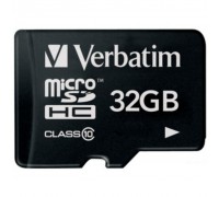 Карта пам'яті Verbatim 32GB microSDHC Class 10 (44083)