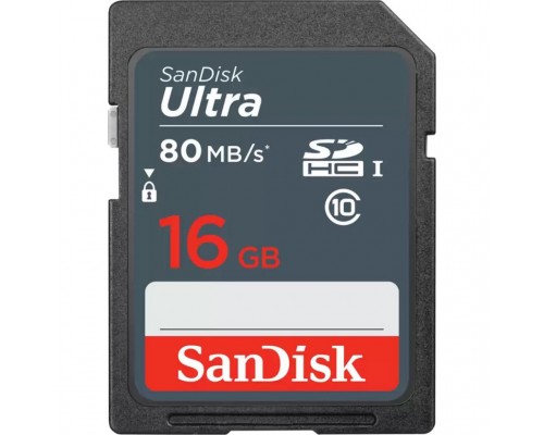 Карта пам'яті SanDisk 16GB SDHC class 10 UHS-1 (SDSDUNS-016G-GN3IN)