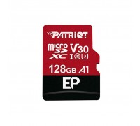 Карта пам'яті Patriot 128GB microSDXC class 10 UHS-I/U3 EP A1 (PEF128GEP31MCX)