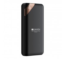 Батарея універсальна Canyon 20000mAh, Inp. 5V/2A, Output 5V/2.1A(Max), Black (CNE-CPBP20B)