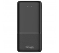 Батарея універсальна Sigma X-power SI20A1 20000mAh, Type-C, 2*USB(2.1Amax) (4827798423714)