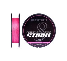Шнур Brain fishing Storm 8X 150m 0.10mm 13lb/5.9kg Pink (1858.51.88)