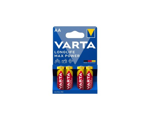 Батарейка Varta AA Longlife Max Power лужна * 4 (04706101404)