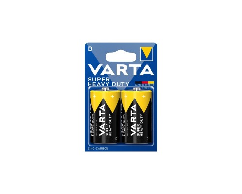 Батарейка Varta D Super Heavy Duty вугільно-цинкова * 2 (02020101412)