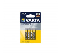 Батарейка Varta SUPERLIFE Zinc-Carbon R03 * 4 (02003101414)