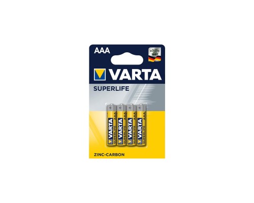 Батарейка Varta SUPERLIFE Zinc-Carbon R03 * 4 (02003101414)